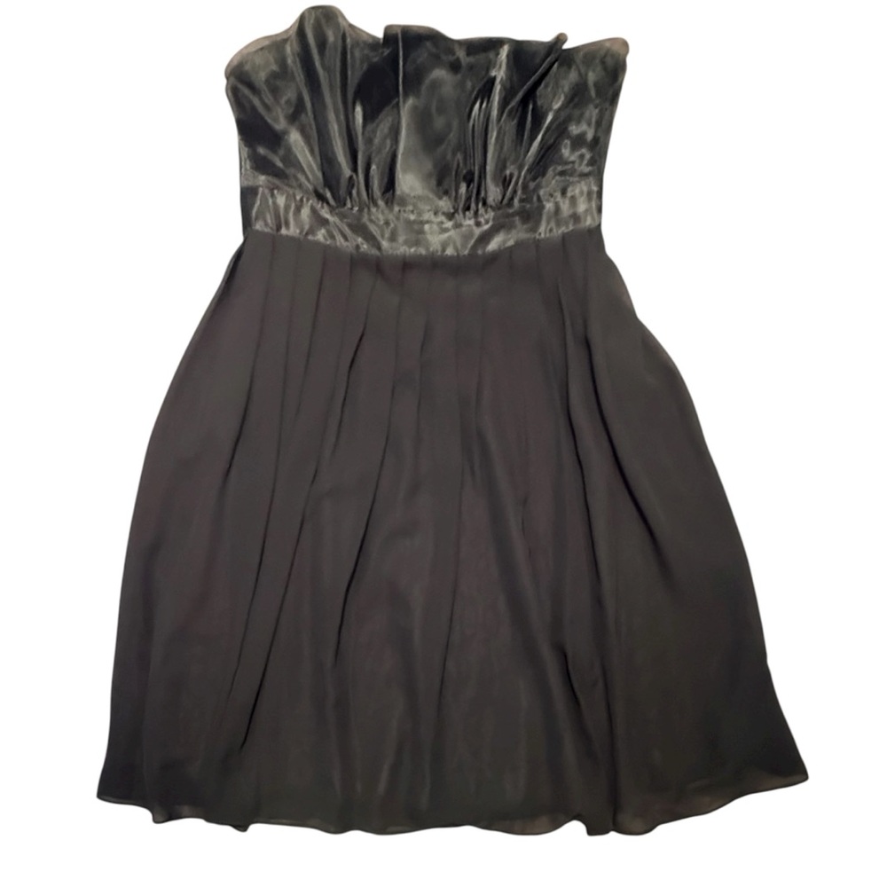 White House Black Market Black Strapless Dress Size 10
